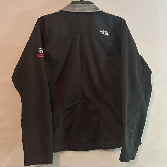 The North Face Black Performance Windstopper Jacket with Gray Collar - Picture 2 of 10